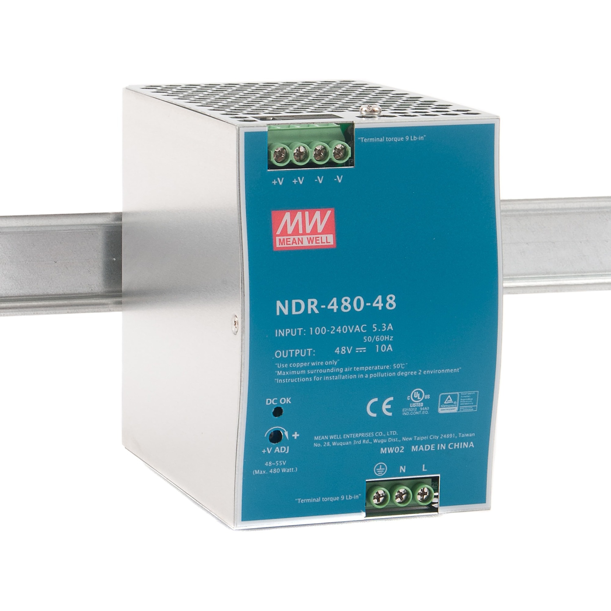 Externes Netzteil DIS-N480-48 480W, für DIN-Schienenmontage