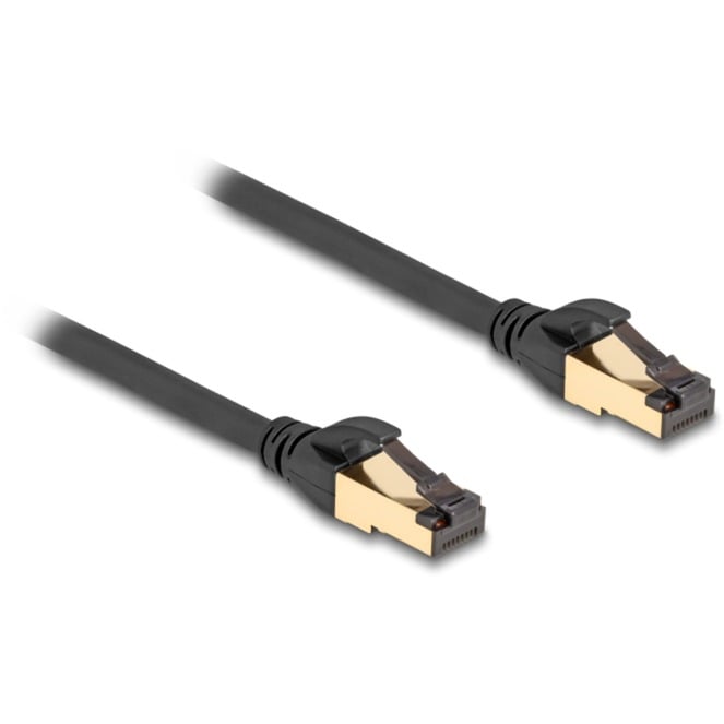 RJ-45 Netzwerkkabel Cat.6a S/FTP, mit Cat.7 Rohkabel
