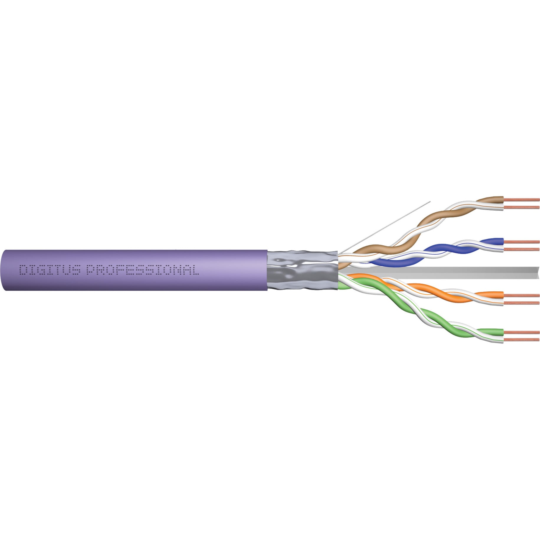 Professional Cat.6 F/UTP Verlegekabel simplex, Eca
