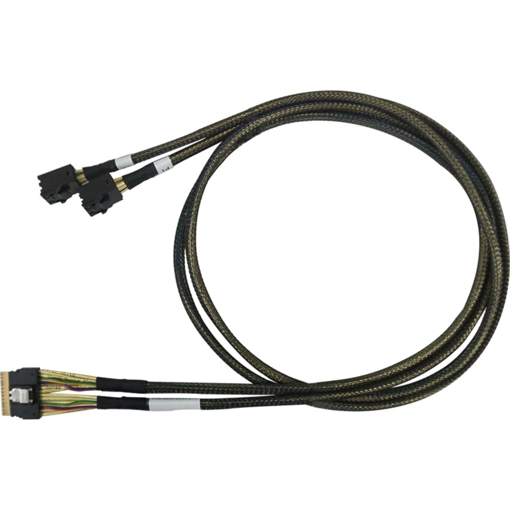 SFF-8654 > 2x SFF-8643 NVMe-Kabel 8654-8643-210
