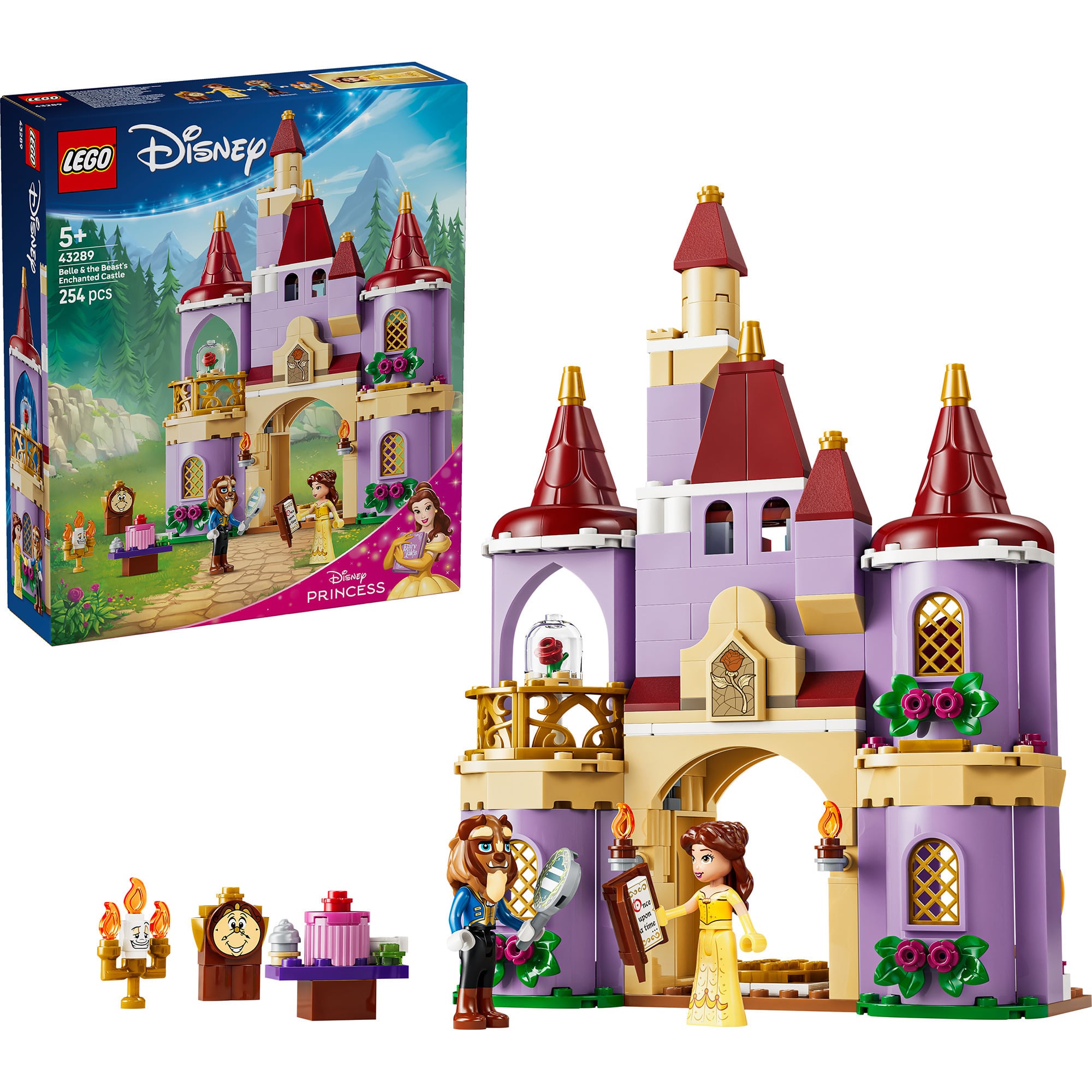43289 Disney Princess Das verzauberte Schloss von Belle und dem Biest, Konstruktionsspielzeug