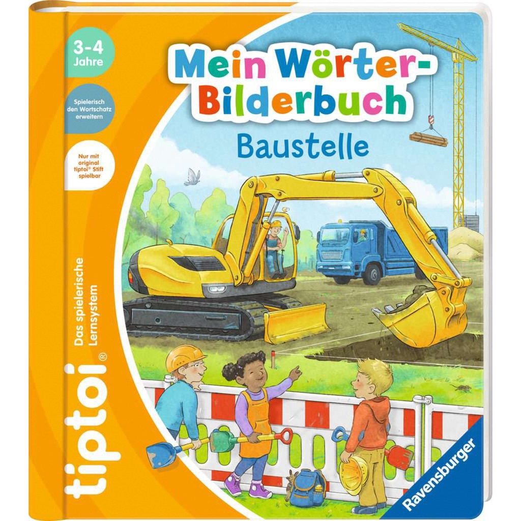 tiptoi Mein Wörter-Bilderbuch: Baustelle, Lernbuch