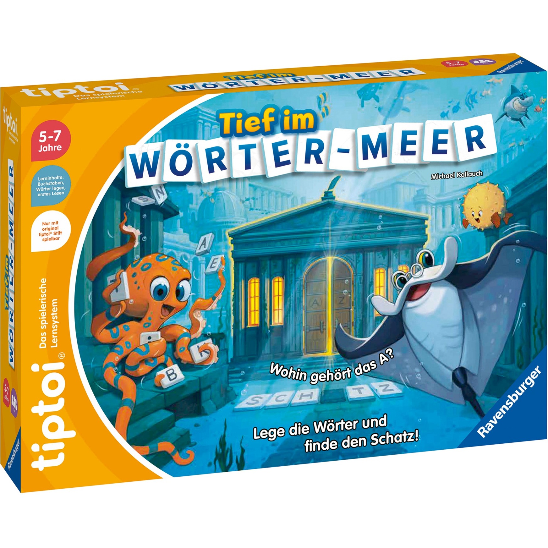 tiptoi Tief im Wörter-Meer, Brettspiel