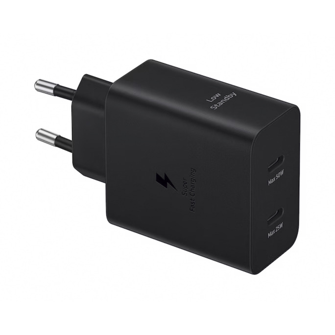 Schnellladegerät 50W Power Duo + 5A Kabel T5020 Black