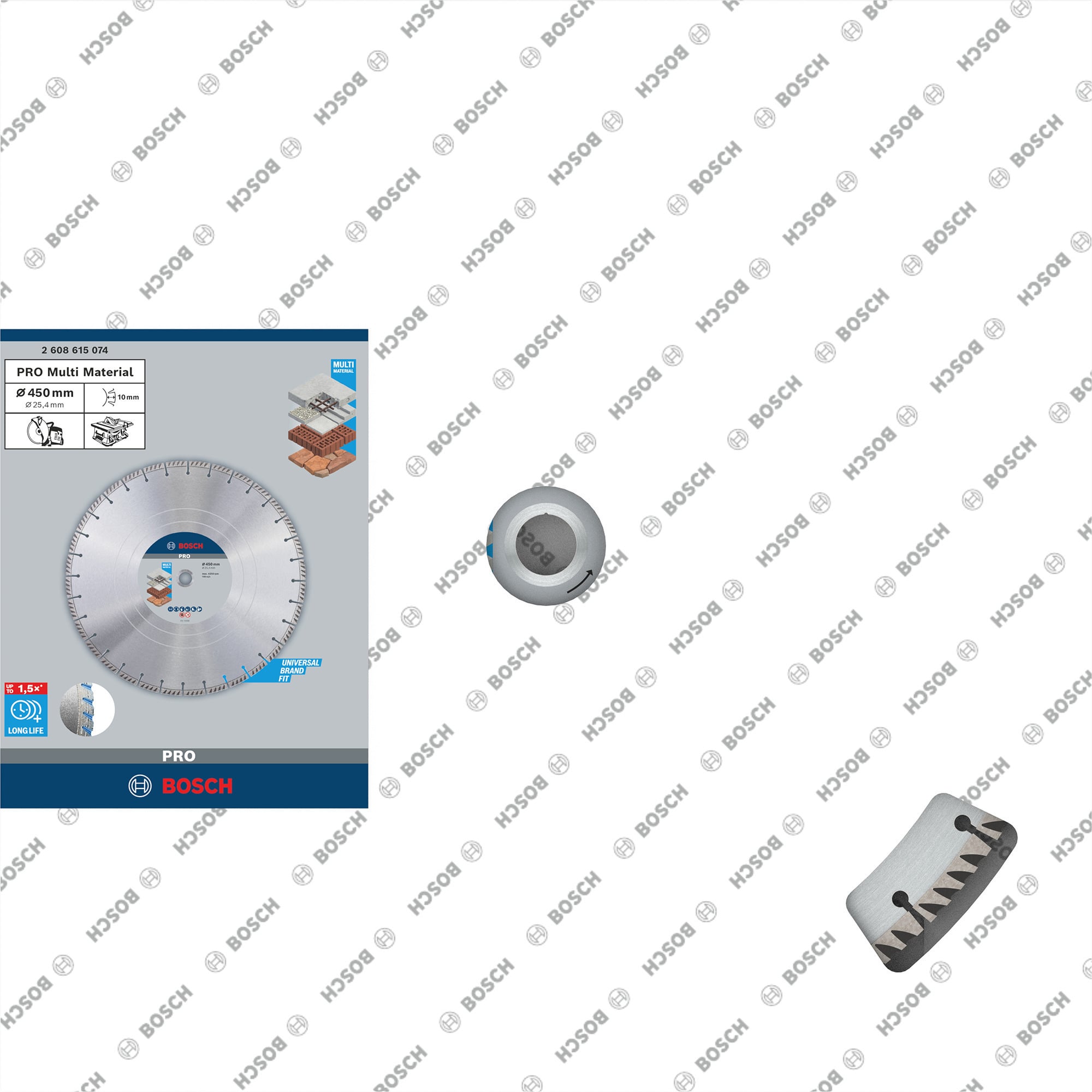 PRO Multi Material Diamant-Trennscheibe, Ø 450mm