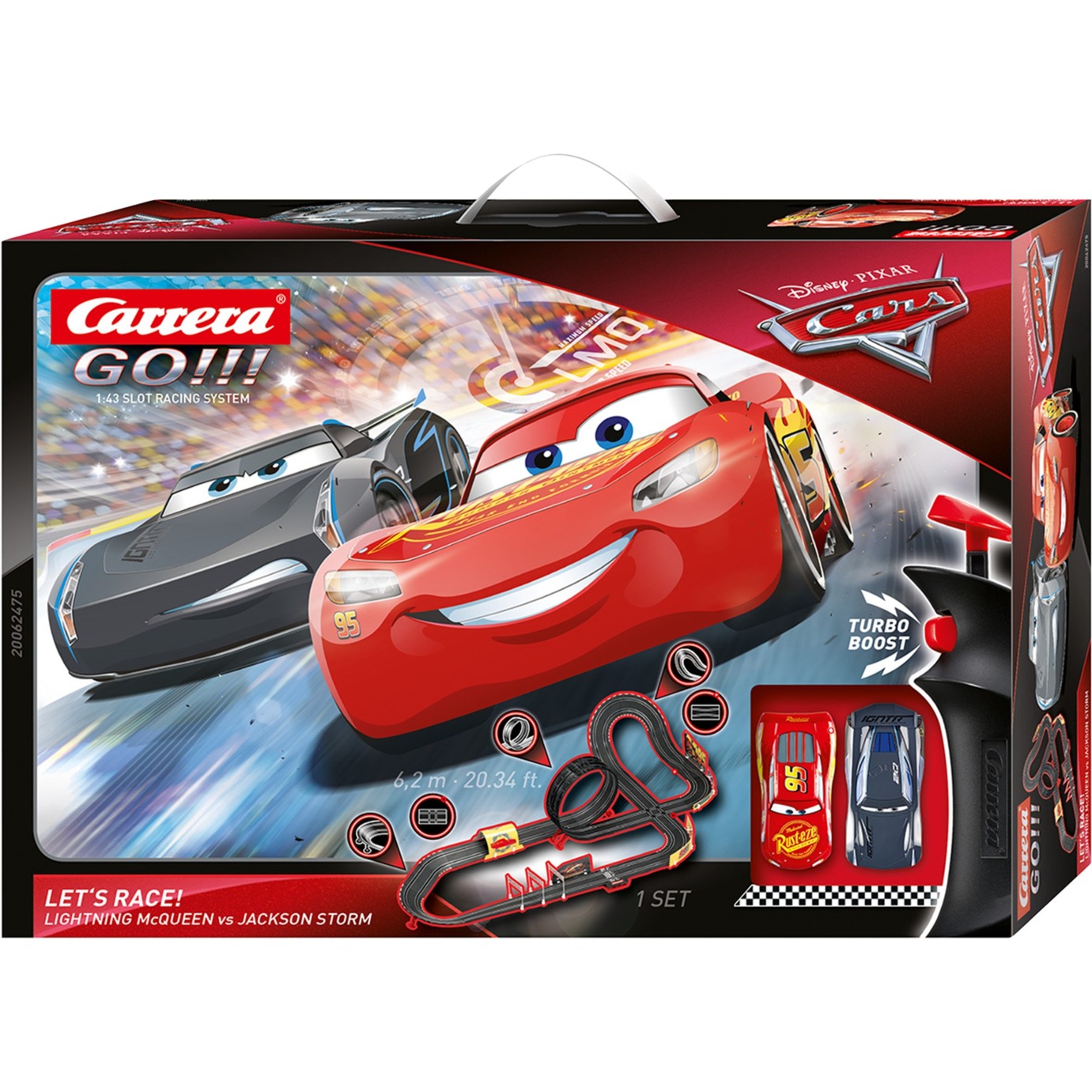 Spielzeug: Carrera GO!!! Disney Pixar Cars - Let''s Race!, Rennbahn