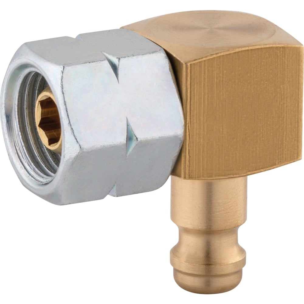 Stecknippel STN x G1/4 LH-ÜM, 90° abgewinkelt, Stecker