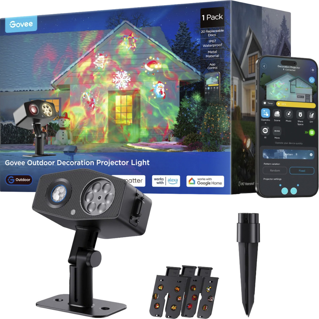 Outdoor Decoration Projector Light, LED-Leuchte