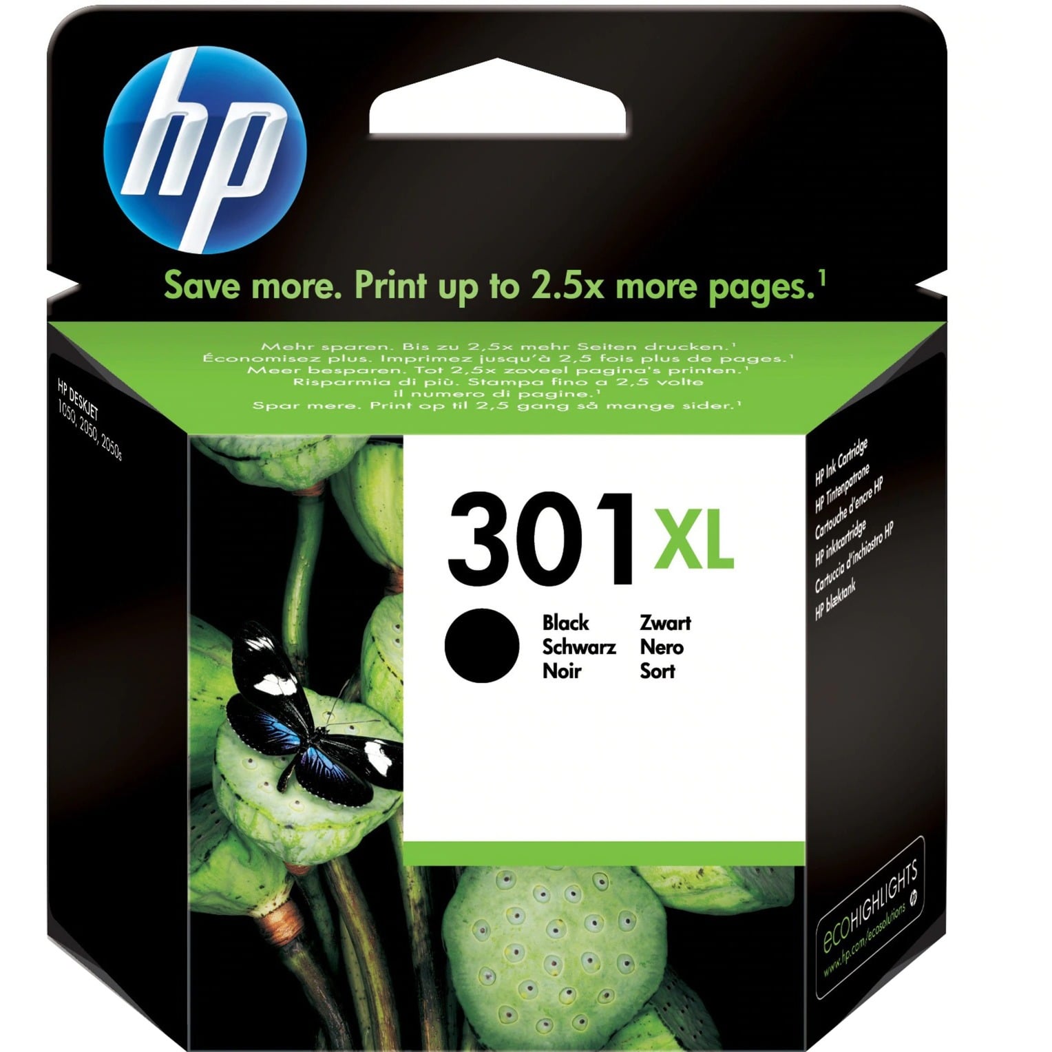 Tinte schwarz Nr. 301XL (CH563EE)