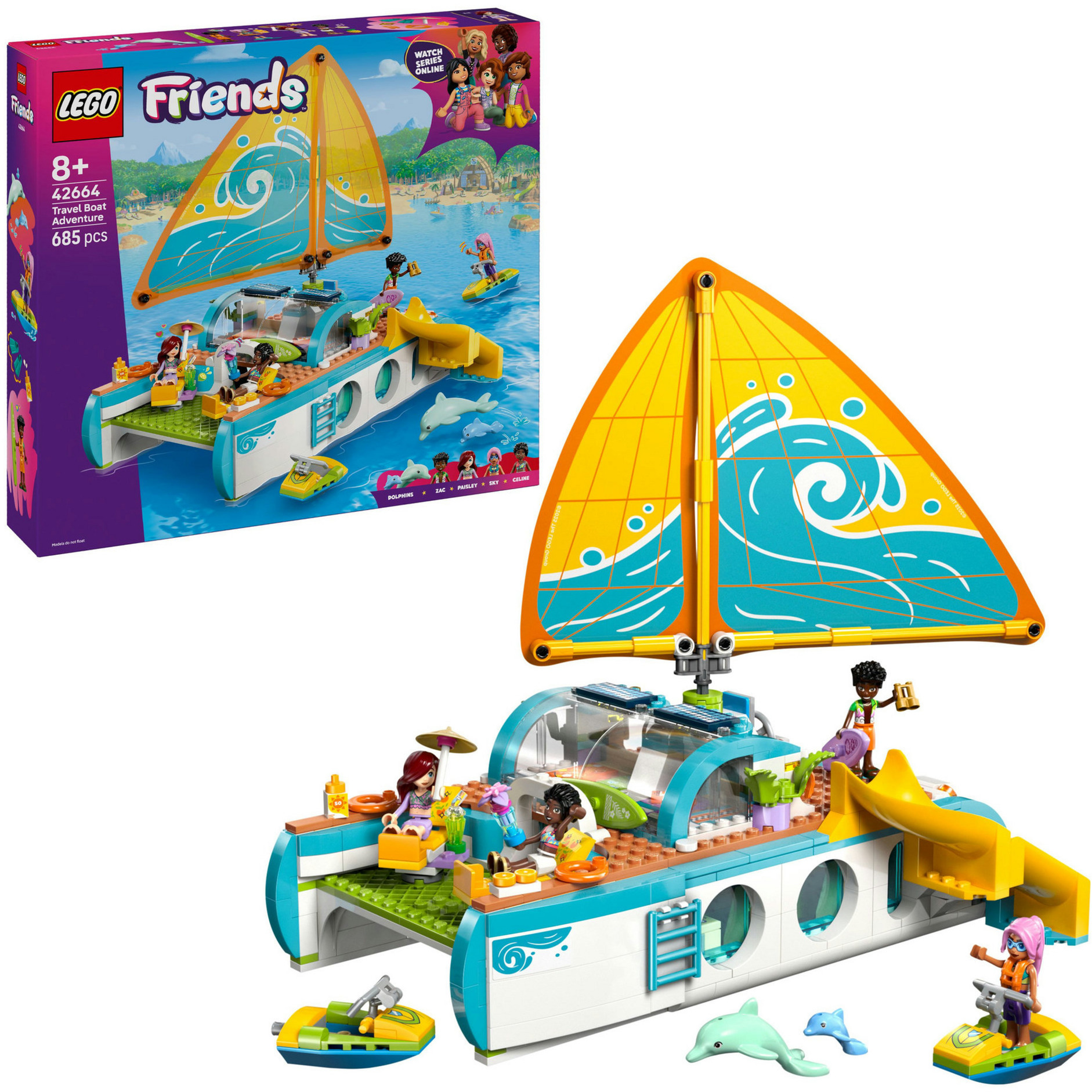 42664 Friends Segelabenteuer, Konstruktionsspielzeug