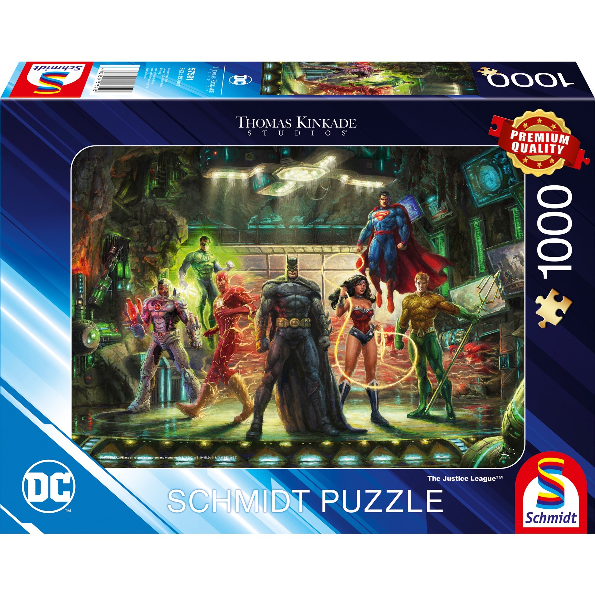 Thomas Kinkade Studios: DC - The Justice League, Puzzle