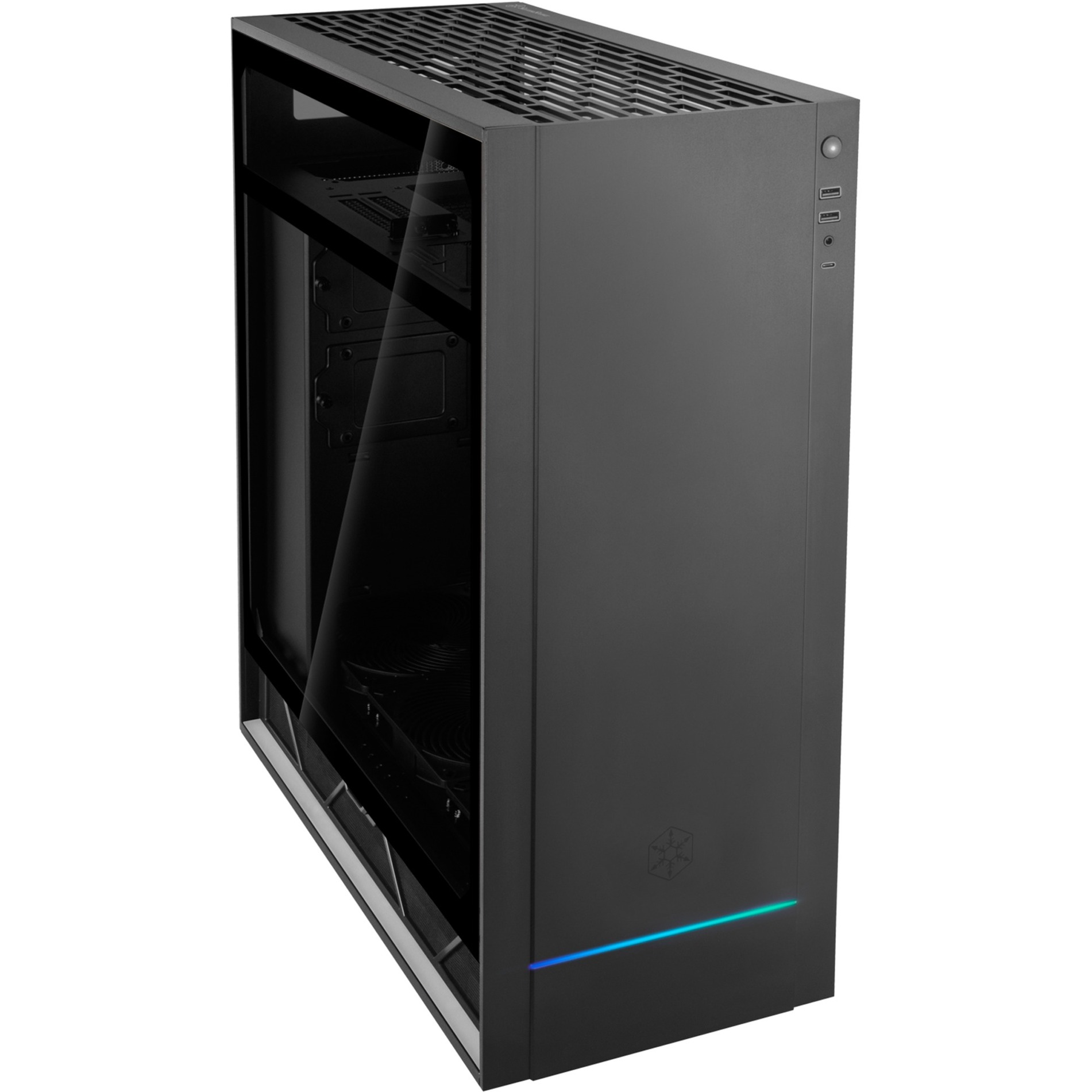 Silverstone SST-ALF1B-G, Tower-Gehäuse | 04710679811093 Silverstone SST-ALF1B-G, Tower-Gehäuse | 04710679811093
