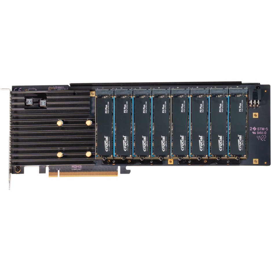 Sonnet M.2 8×4 Silent Gen4 PCIe Adapter, Schnittstellenkarte | 00732311013652