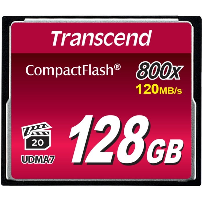 Transcend CompactFlash 800 128 GB, Speicherkarte | 00760557827153 Transcend CompactFlash 800 128 GB, Speicherkarte | 00760557827153