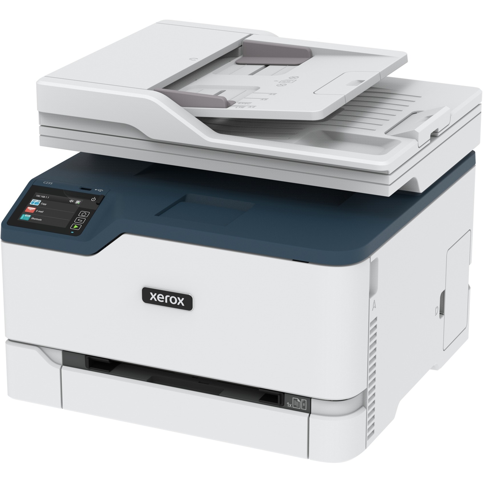 Xerox C235DNI, Multifunktionsdrucker grau/blau, Scan, Kopie, Fax, USB ...