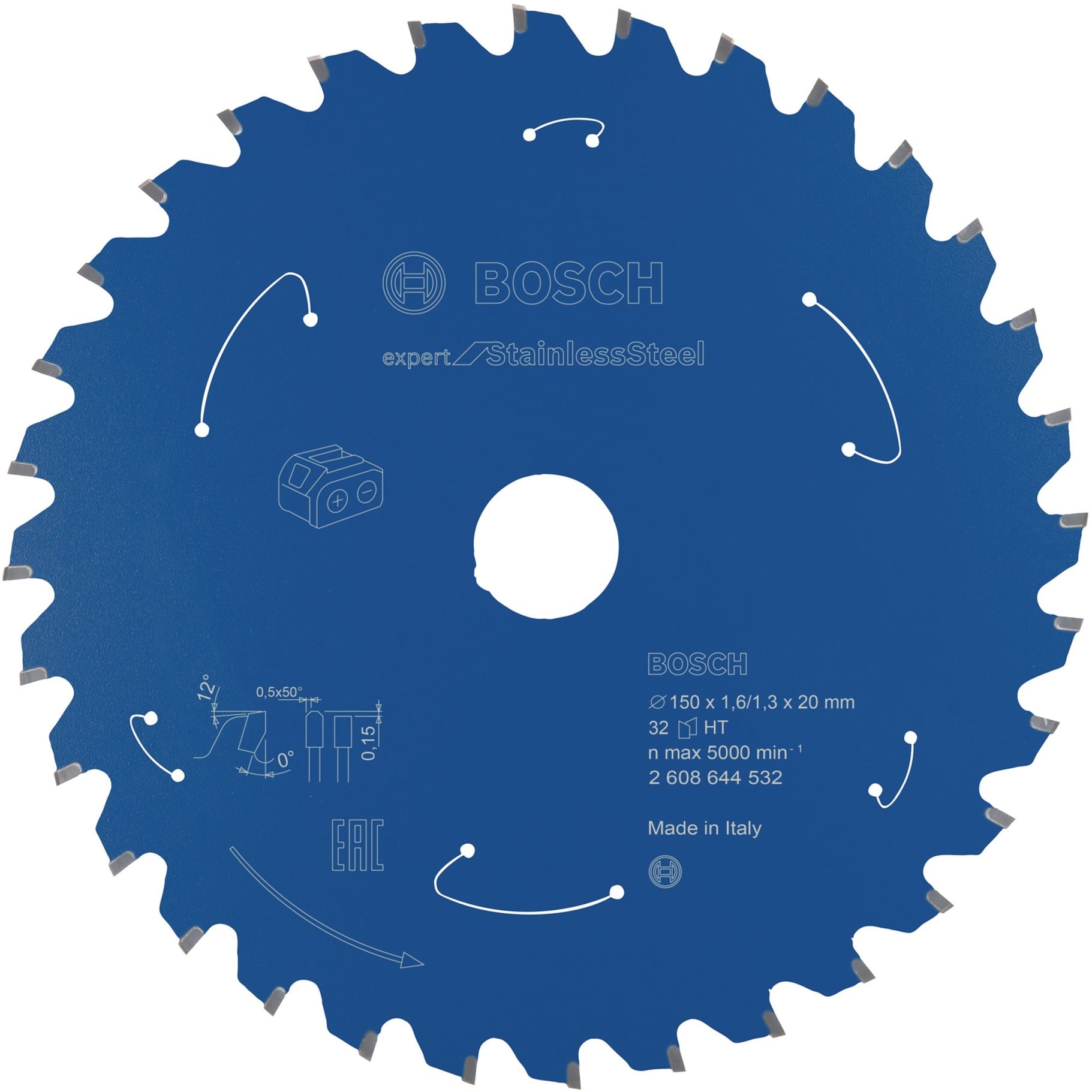 EXPERT Stainless Steel Kreissägeblatt, Ø 150mm, 32Z