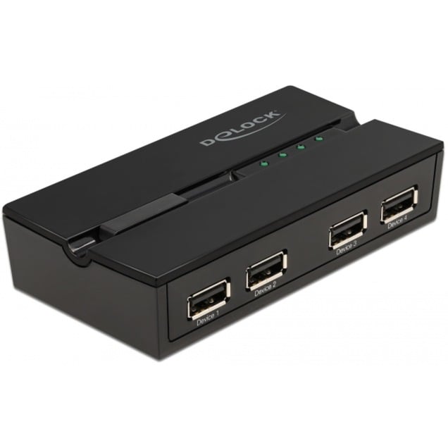 Delock USB 2.0 Switch für 4 PC an 4 Geräte, USB-Umschalter | 04043619114948 Delock USB 2.0 Switch für 4 PC an 4 Geräte, USB-Umschalter | 04043619114948