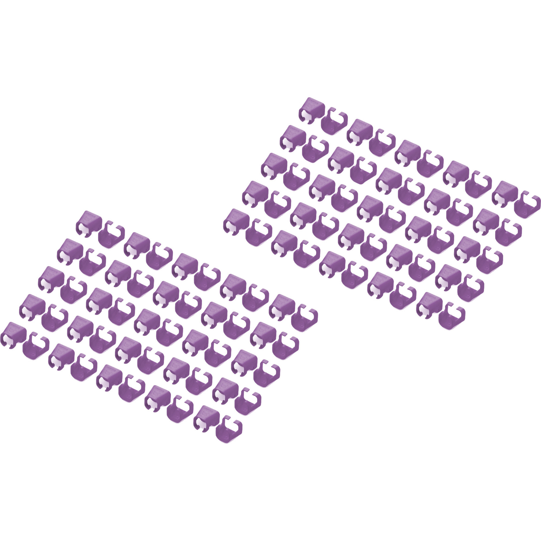 Farbclips für Patchkabel - Violett, Abdeckung