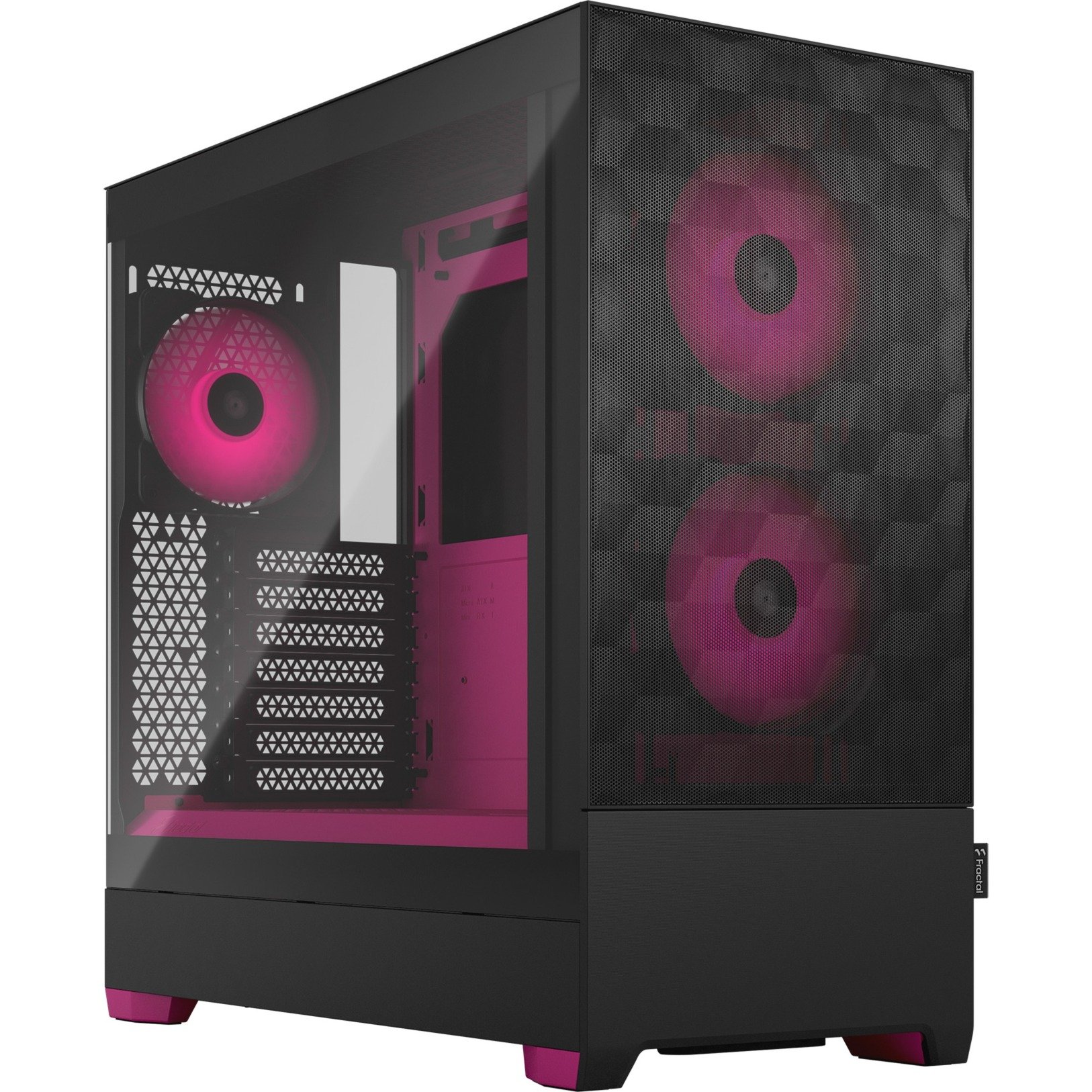 Fractal Design Pop Air RGB Magenta Core TG Clear Tint, Tower-Gehäuse | 07340172703006 Fractal Design Pop Air RGB Magenta Core TG Clear Tint, Tower-Gehäuse | 07340172703006