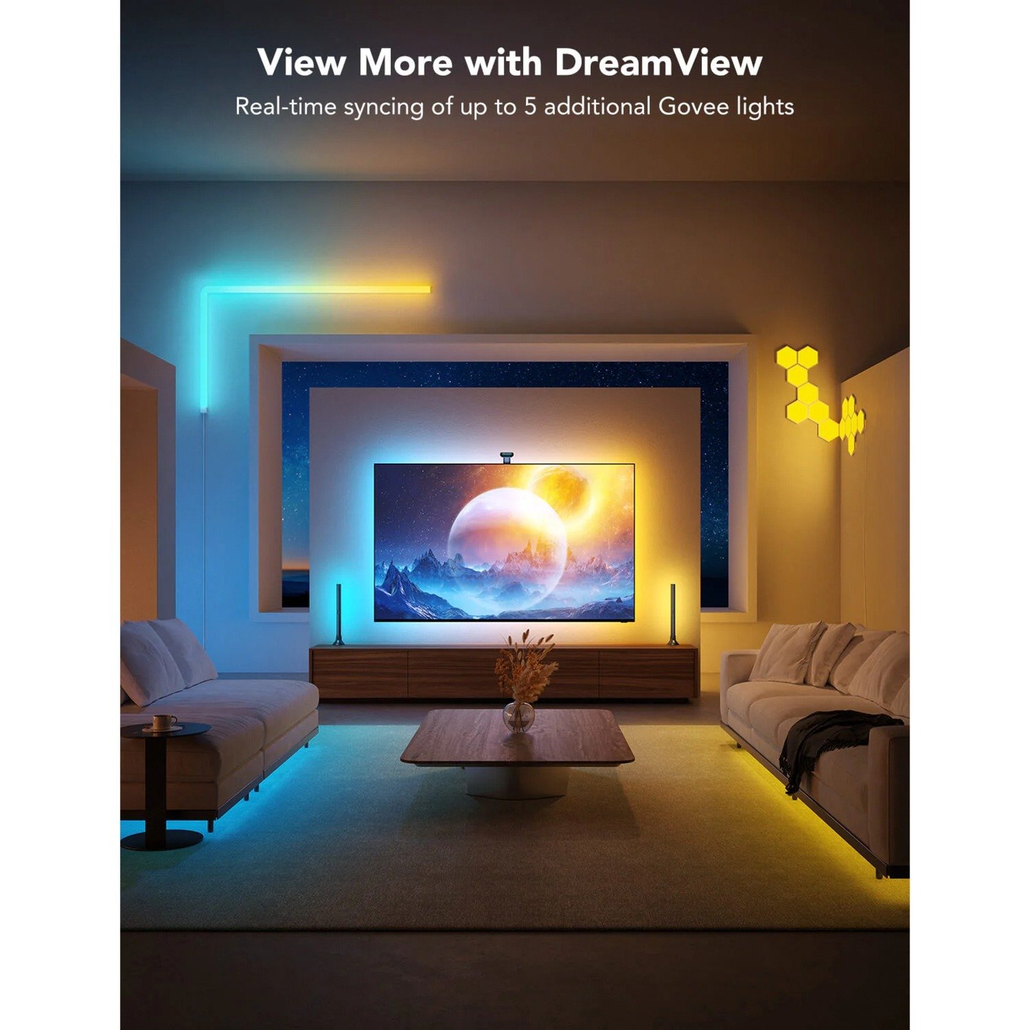 Govee Envisual TV-Hintergrundbeleuchtung T2, LED-Streifen