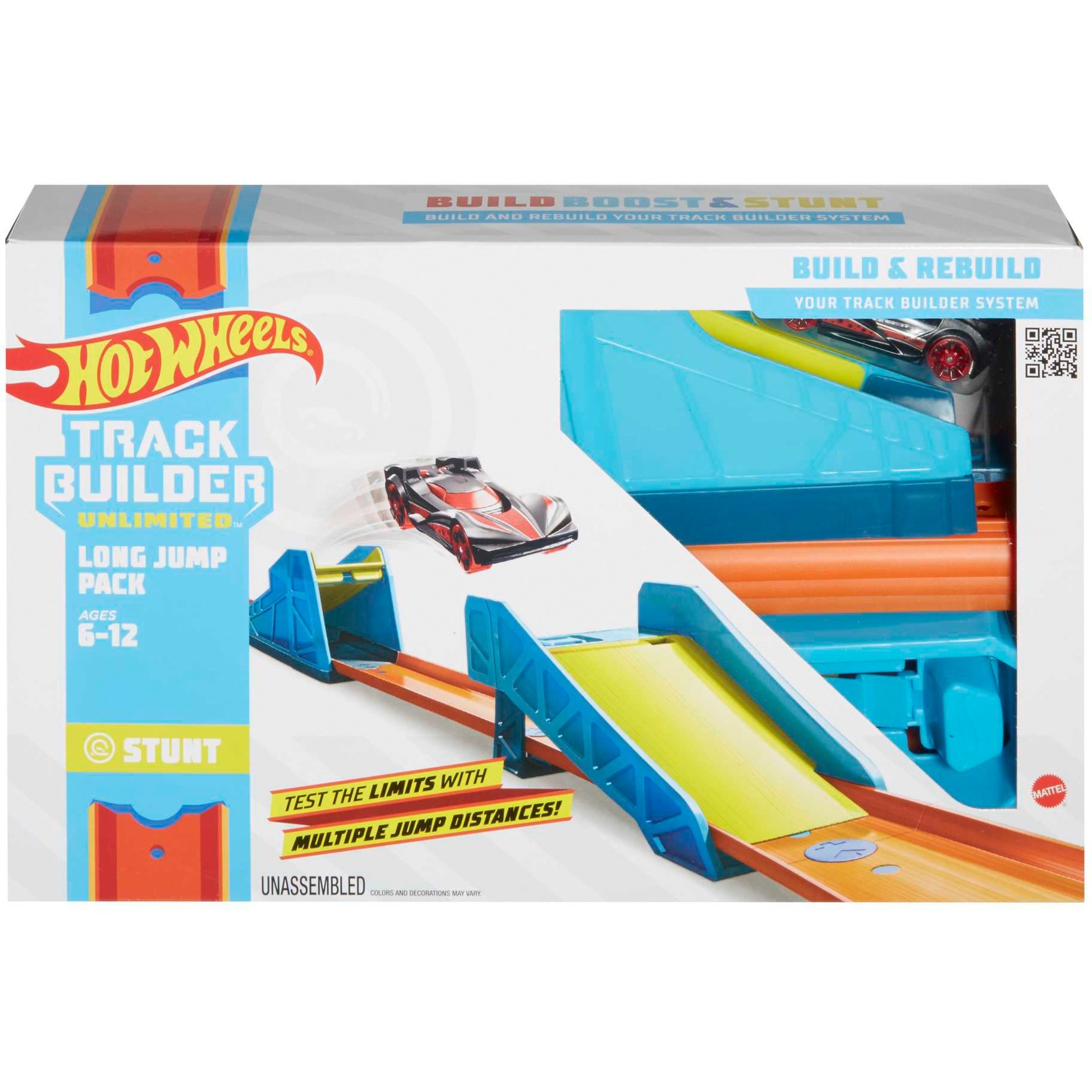 Hot Wheels Track Builder Unlimited Weitsprung-Set, Rennbahn | 00887961836745 Hot Wheels Track Builder Unlimited Weitsprung-Set, Rennbahn | 00887961836745
