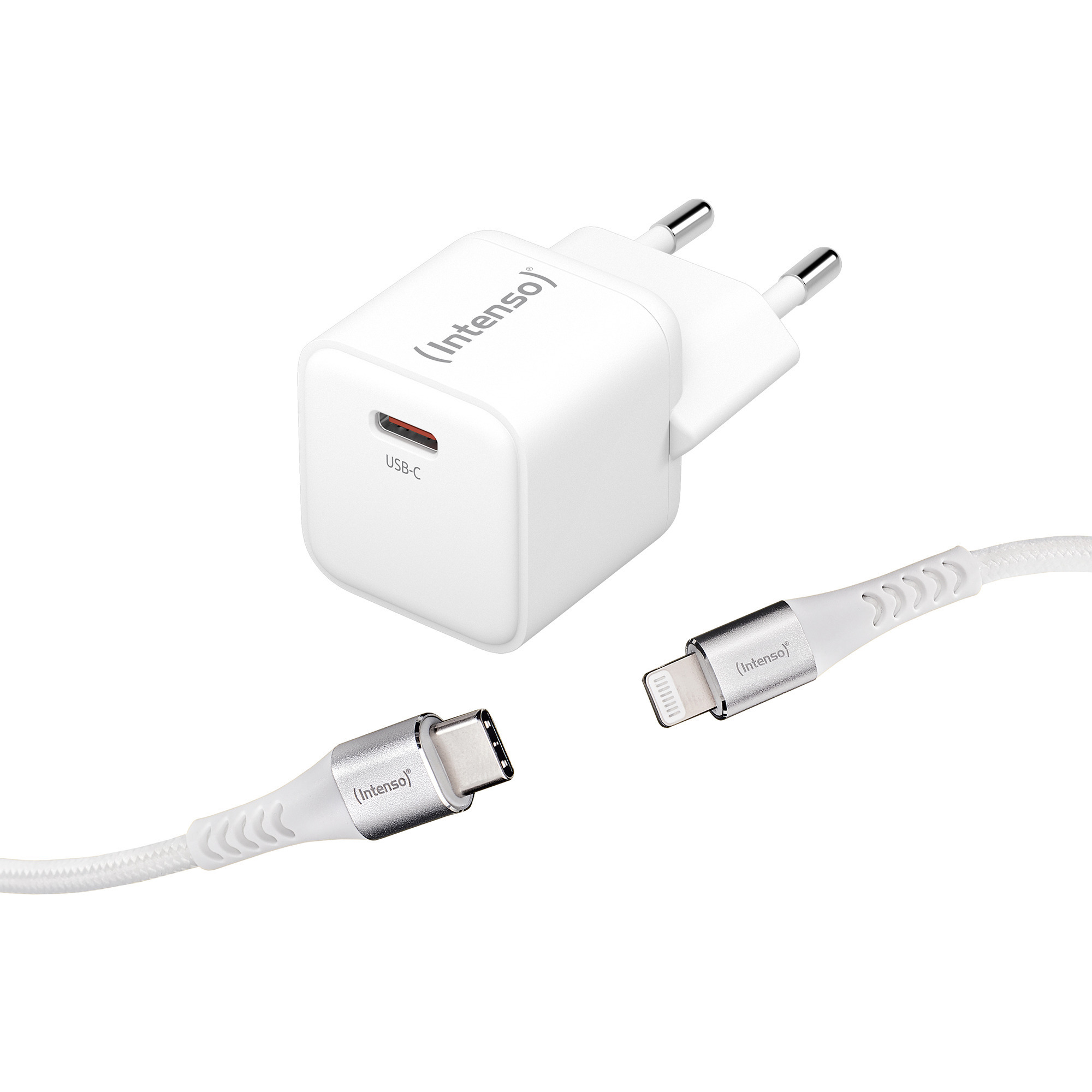 Power Adapter W30C GaN + C315L Lightning Kabel, Ladegerät