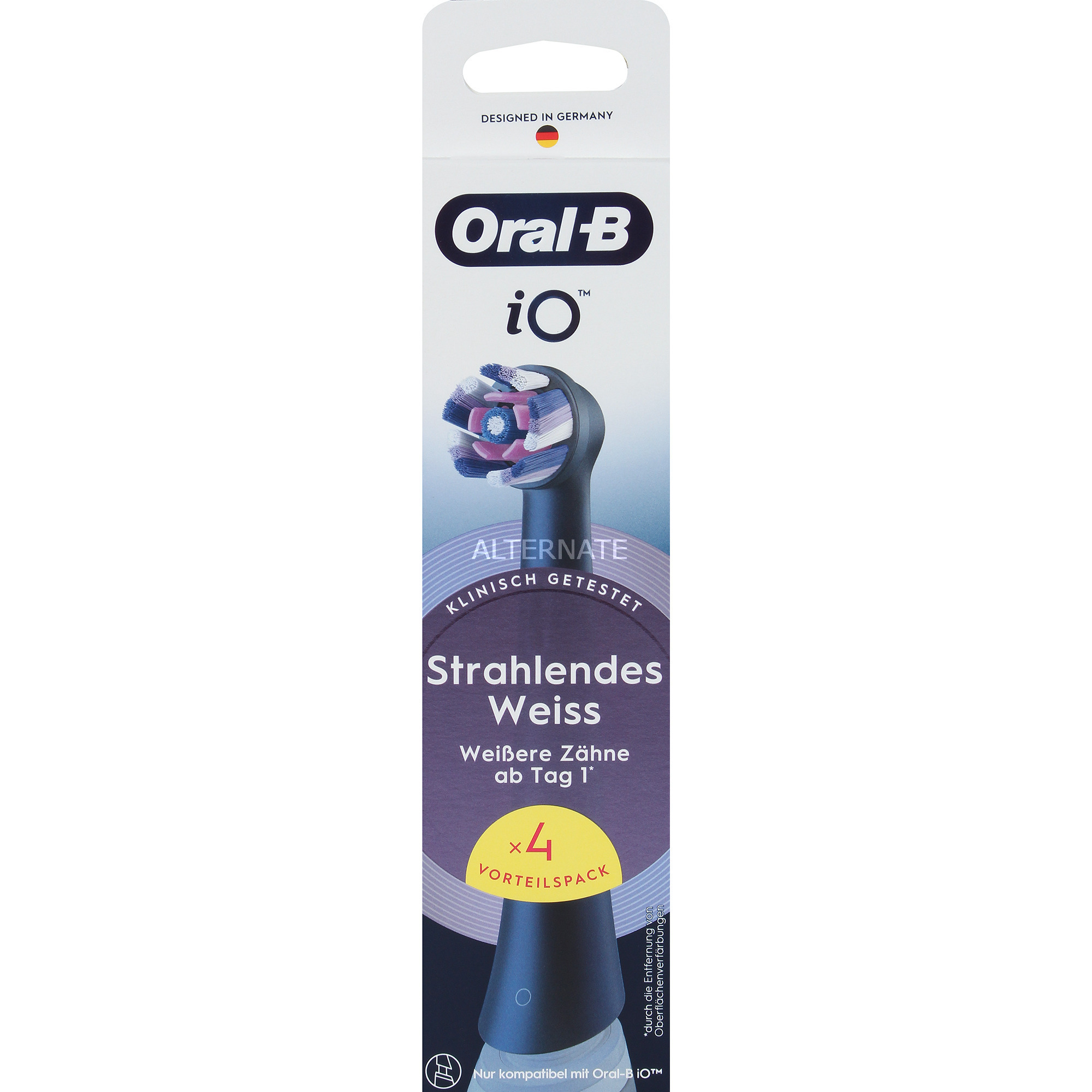 Oral-B iO Strahlendes Weiss 4er, Aufsteckbürste