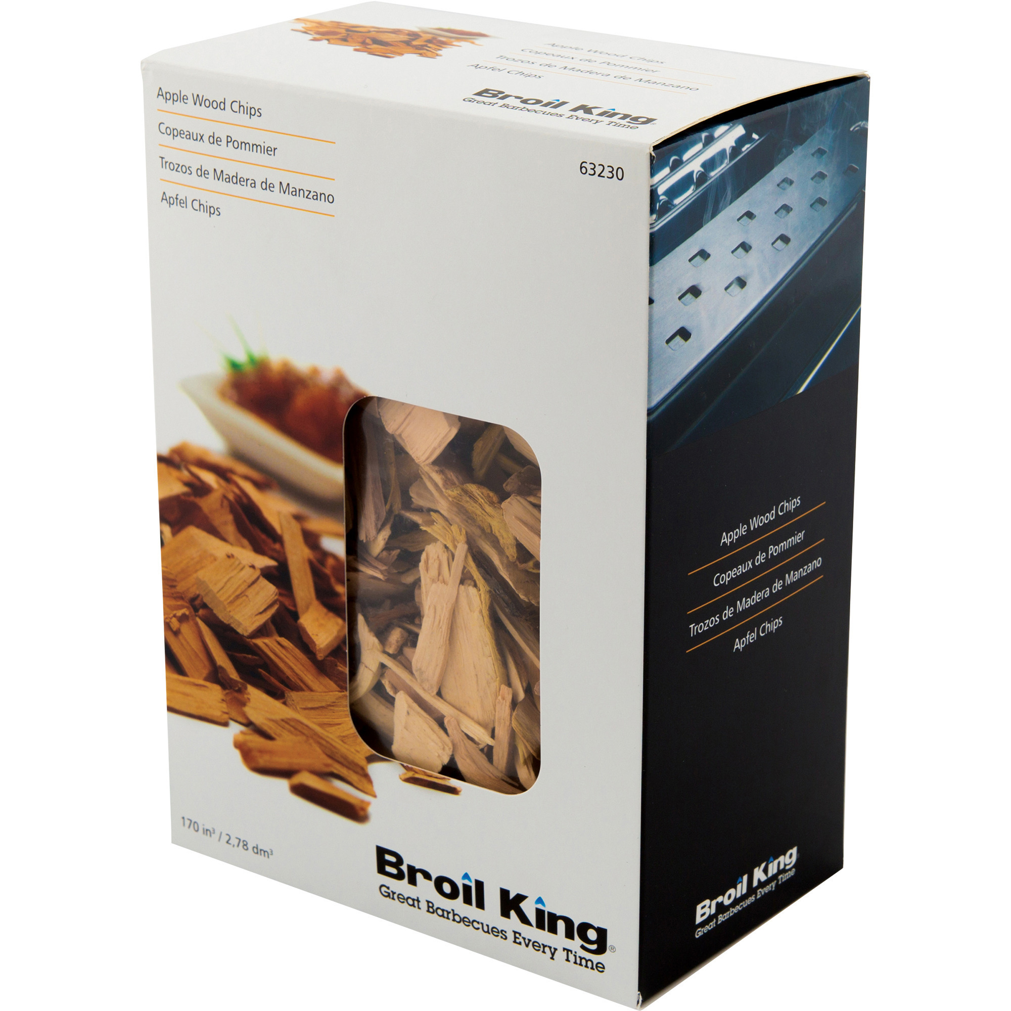Apfelholz Chips, Räucherchips