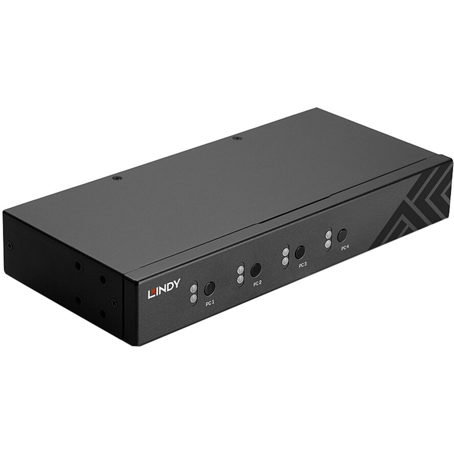 Lindy 4 Port KM Switch, USB 2.0 & Audio, KVM-Switch | 04002888321662 Lindy 4 Port KM Switch, USB 2.0 & Audio, KVM-Switch | 04002888321662