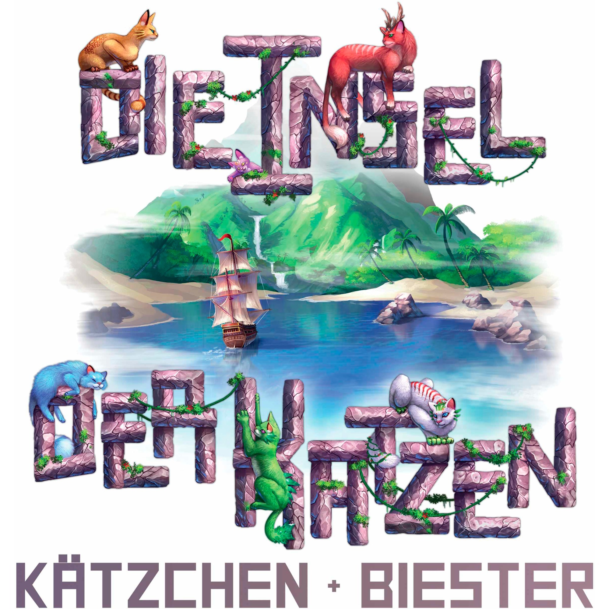 Pegasus Die Insel der Katzen: Kätzchen und Biester, Brettspiel | 05060716750168 Pegasus Die Insel der Katzen: Kätzchen und Biester, Brettspiel | 05060716750168