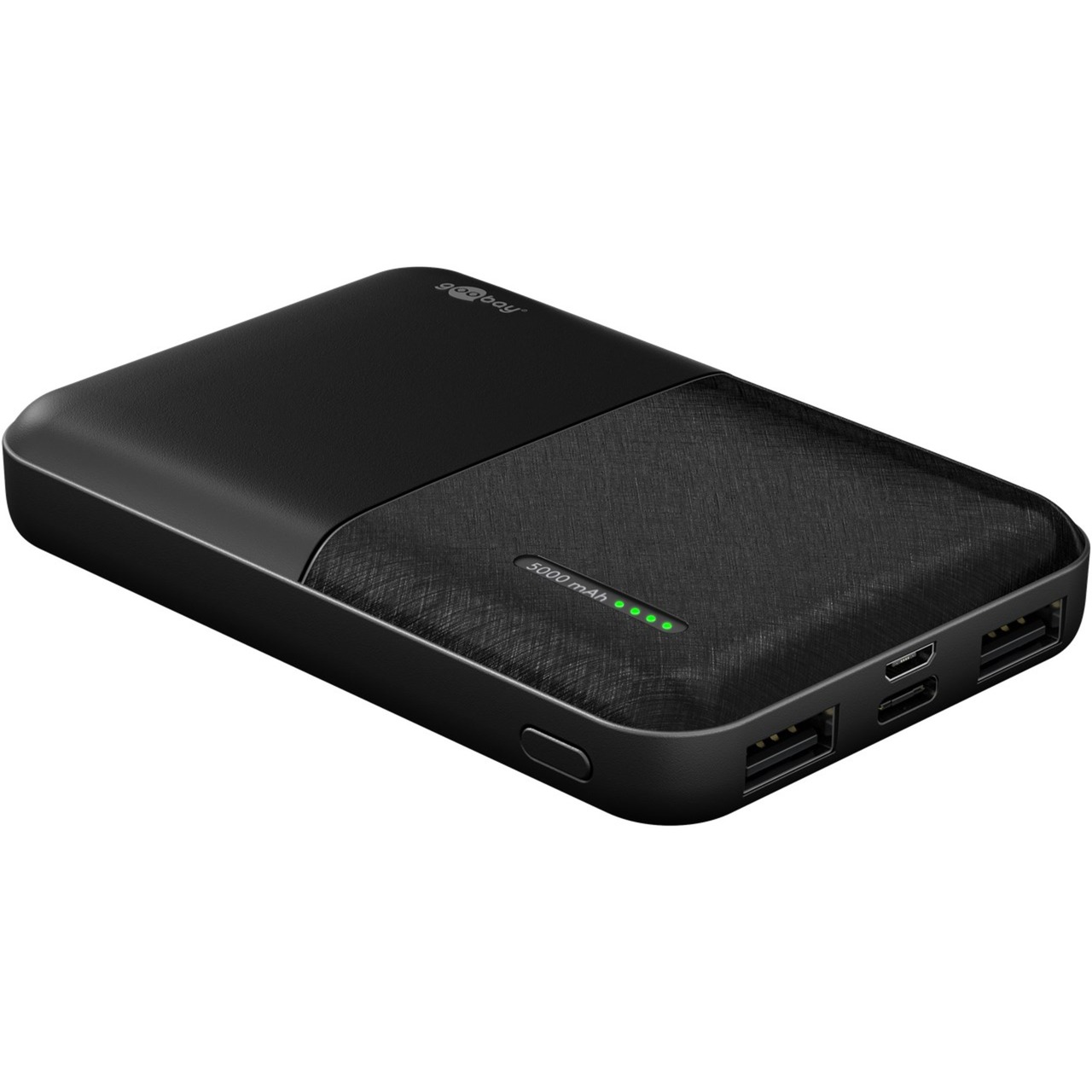 Goobay Powerbank Kompakt 5.000 mAh | 04040849649615 Goobay Powerbank Kompakt 5.000 mAh | 04040849649615