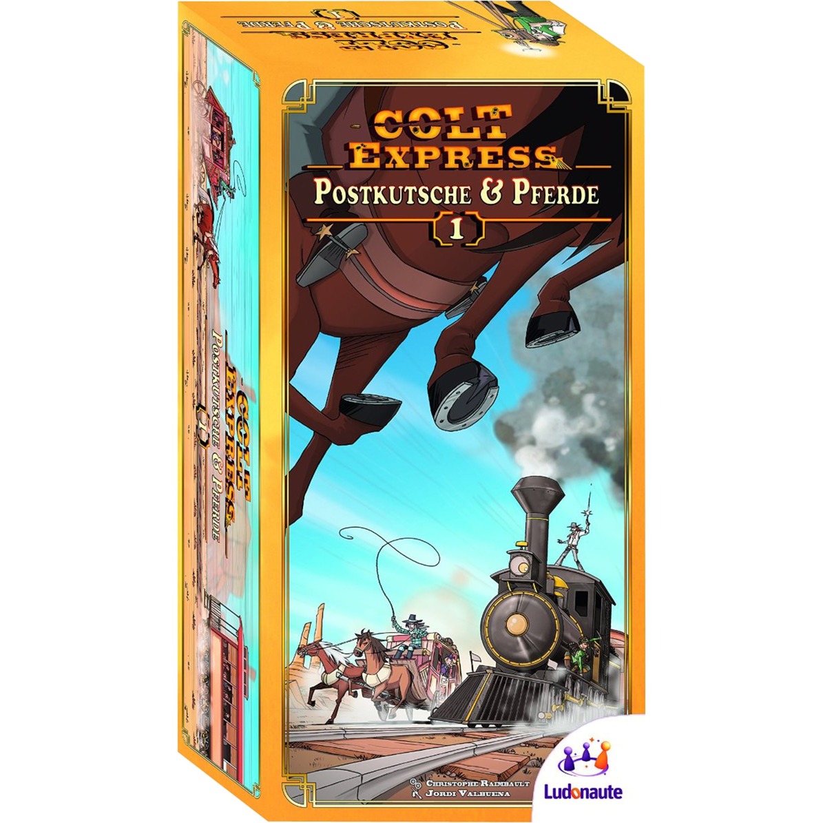 Asmodee Colt Express – Postkutsche & Pferde, Brettspiel | 03770002176726 Asmodee Colt Express – Postkutsche & Pferde, Brettspiel | 03770002176726