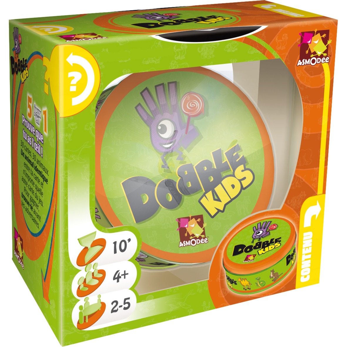 Asmodee Dobble Kids, Kartenspiel | 03558380017691 Asmodee Dobble Kids, Kartenspiel | 03558380017691