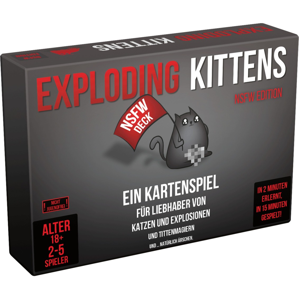 Spielzeug: Asmodee Exploding Kittens NSFW Edition, Kartenspiel