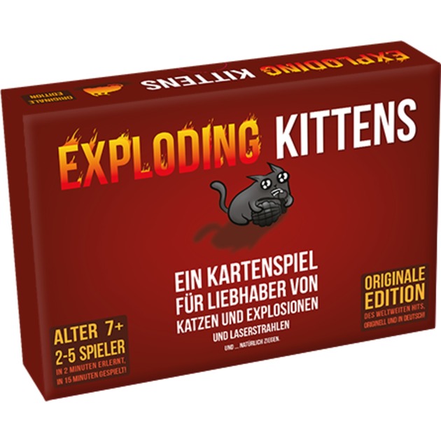 Asmodee Exploding Kittens, Kartenspiel | 00810083040394 Asmodee Exploding Kittens, Kartenspiel | 00810083040394
