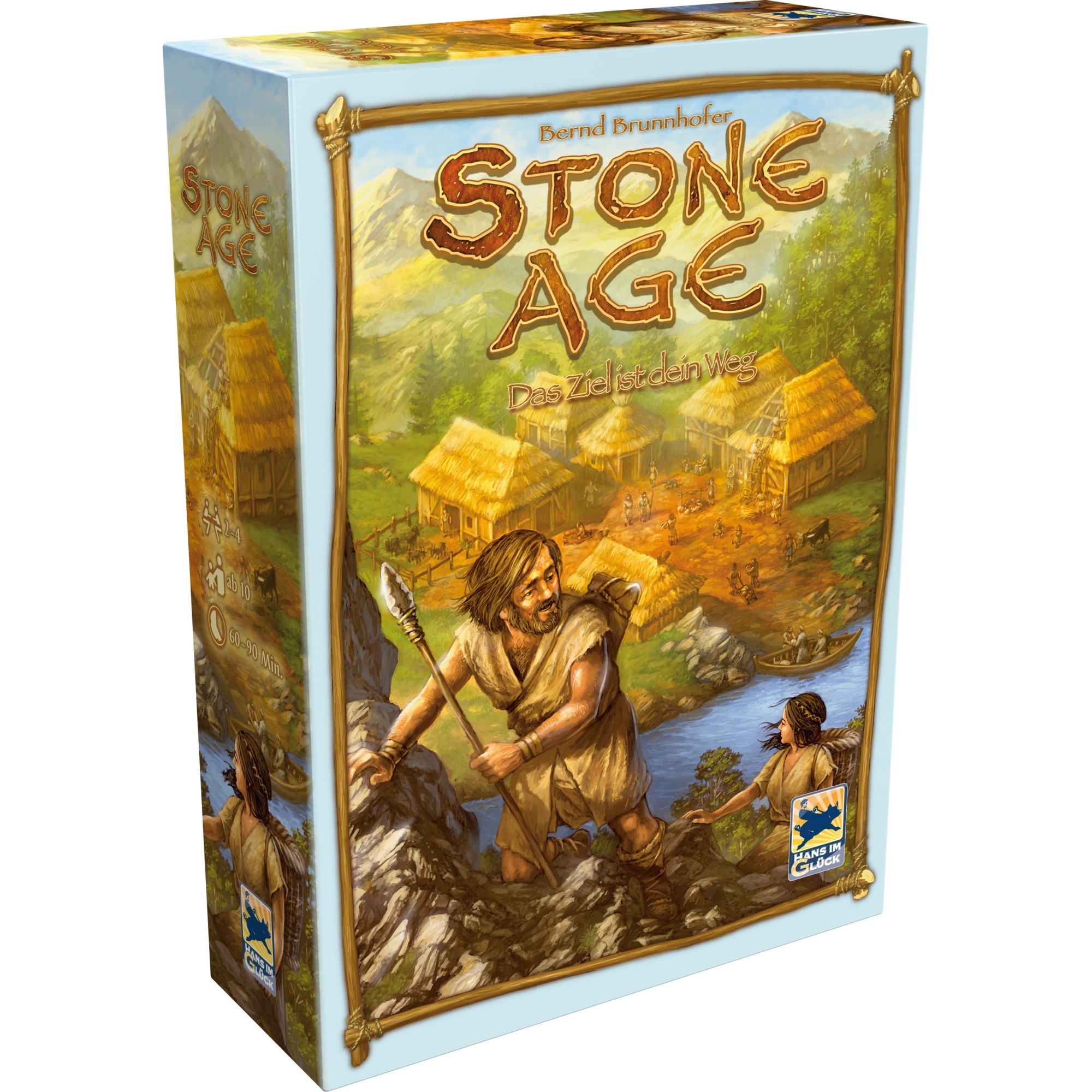 Spielzeug: Asmodee Stone Age: Das Ziel ist dein Weg, Brettspiel
