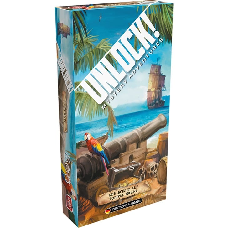 Spielzeug: Asmodee Unlock! - Der Schatz auf Tonipal Island, Partyspiel