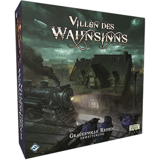 Spielzeug: Asmodee Villen des Wahnsinns - Grauenvolle Reisen, Brettspiel