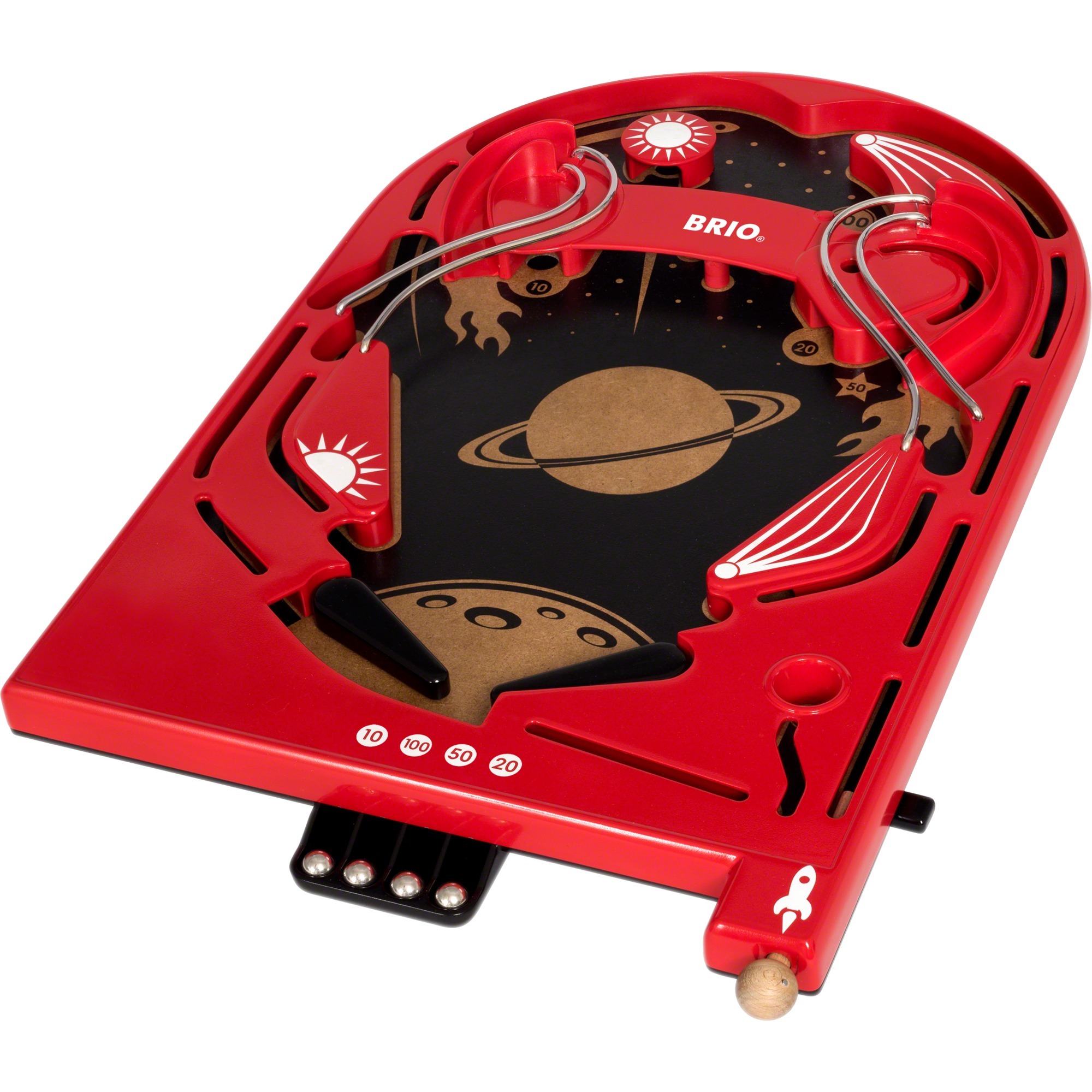 BRIO Holz-Flipper Space Safari, Geschicklichkeitsspiel | 07312350340174 BRIO Holz-Flipper Space Safari, Geschicklichkeitsspiel | 07312350340174