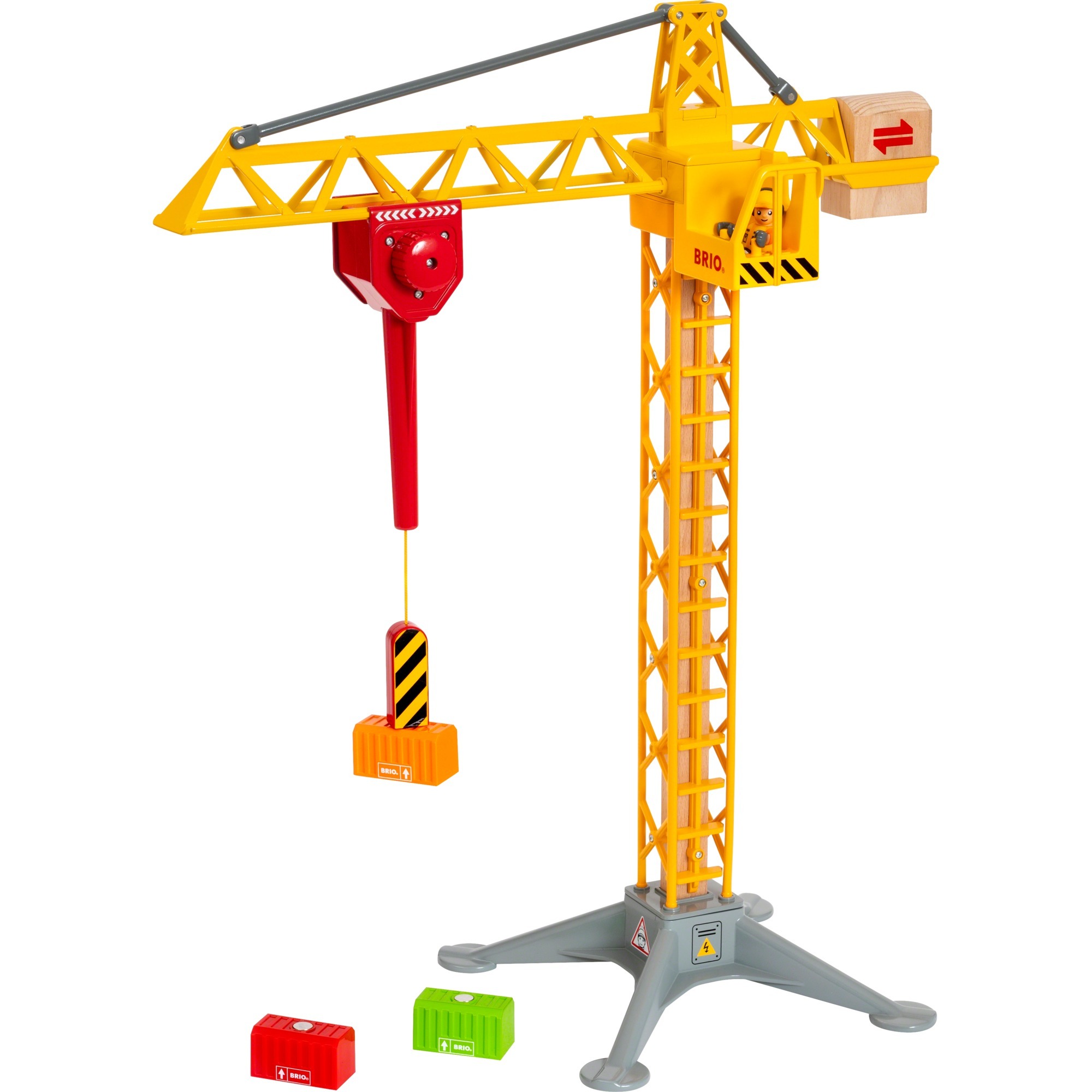 BRIO World Großer Baukran mit Licht, Bahn | 07312350338355 BRIO World Großer Baukran mit Licht, Bahn | 07312350338355