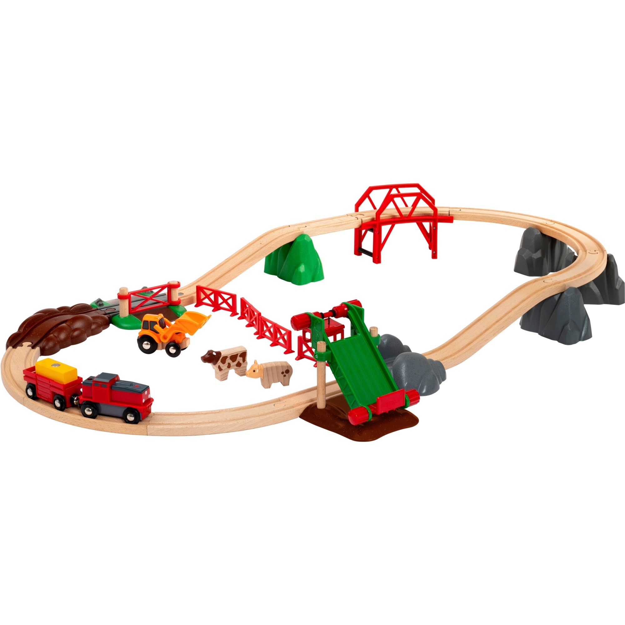 BRIO World Großes Bahn Bauernhof-Set | 07312350339840 BRIO World Großes Bahn Bauernhof-Set | 07312350339840