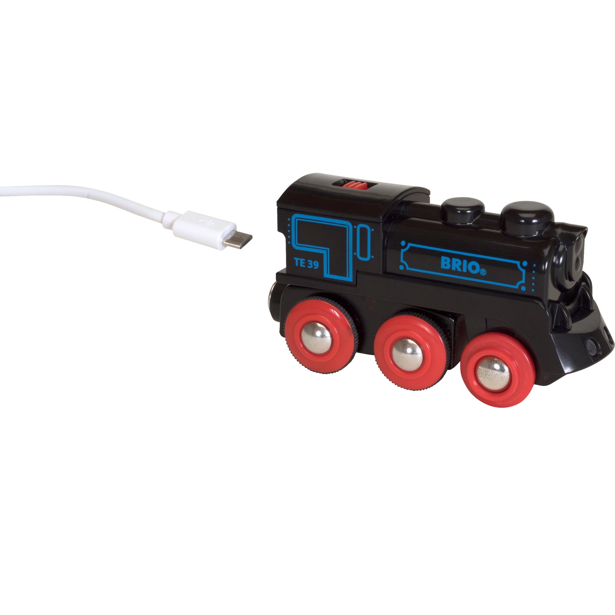 BRIO World Schwarze Akku-Lok mit Micro-USB, Bahn | 07312350335996 BRIO World Schwarze Akku-Lok mit Micro-USB, Bahn | 07312350335996