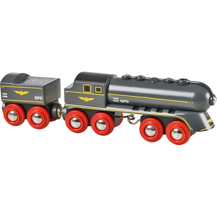 BRIO World Schwarzer Kugelblitz mit Tender, Spielfahrzeug | 07312350336979