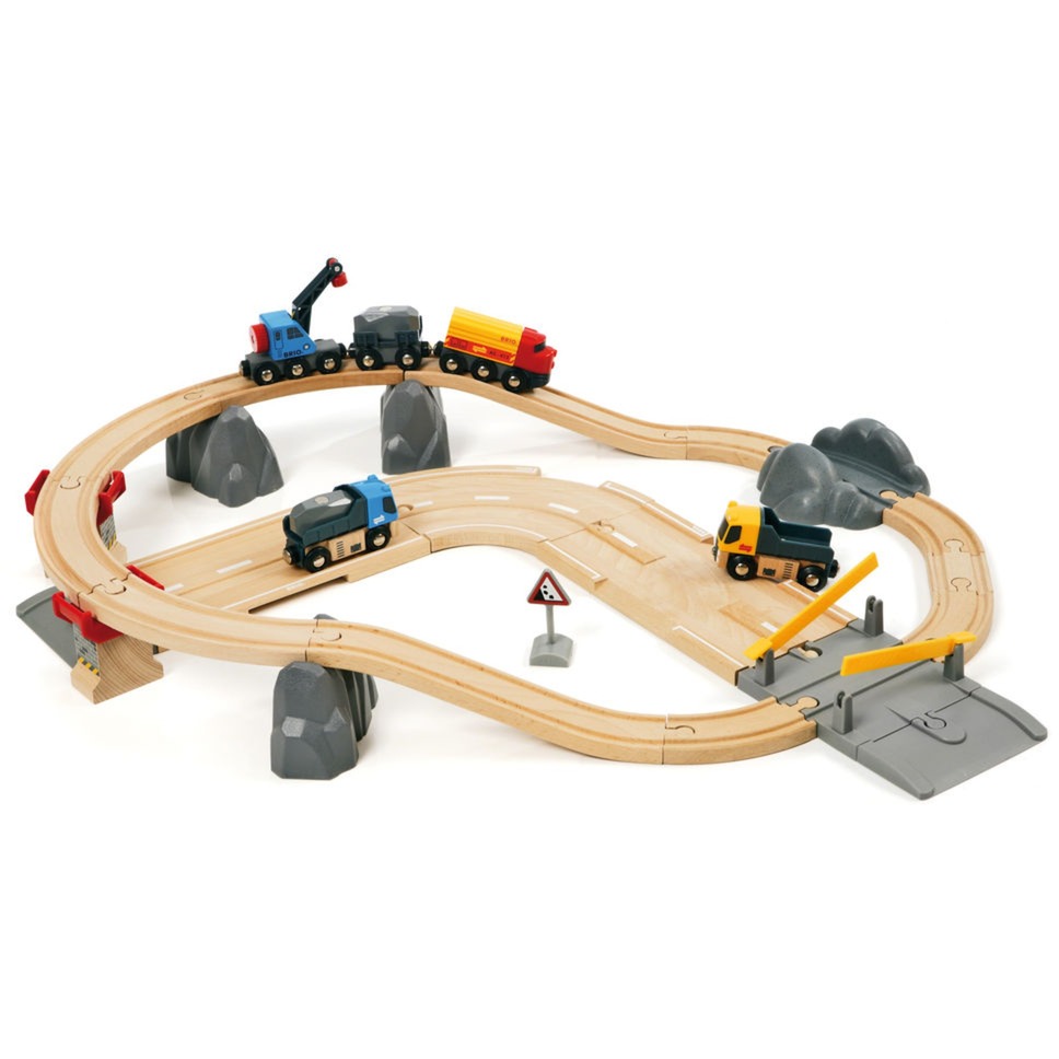 BRIO World Straßen & Schienen Steinverlade Set, Bahn | 07312350332100 BRIO World Straßen & Schienen Steinverlade Set, Bahn | 07312350332100