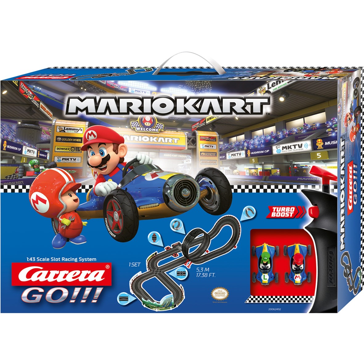 Spielzeug: Carrera GO!!! Nintendo Mario Kart Mach 8, Rennbahn