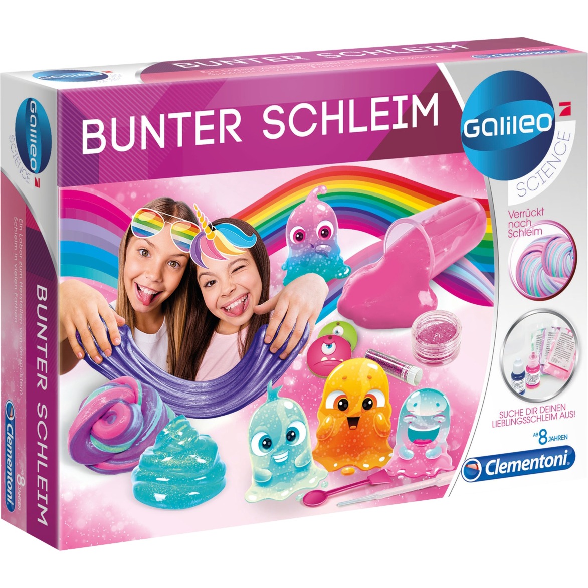 Clementoni Bunter Schleim, Experimentierkasten | 08005125591725 Clementoni Bunter Schleim, Experimentierkasten | 08005125591725