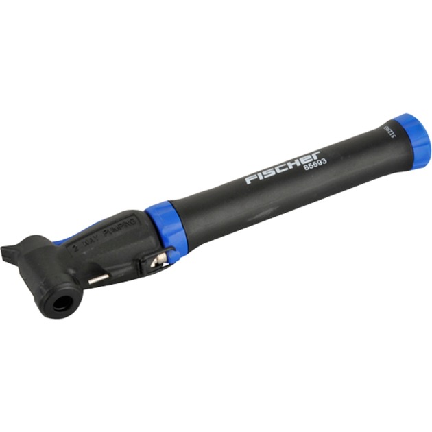 Fischer Fahrrad Mini-Pumpe Doppelhub reversibel, Luftpumpe | 04008153855931