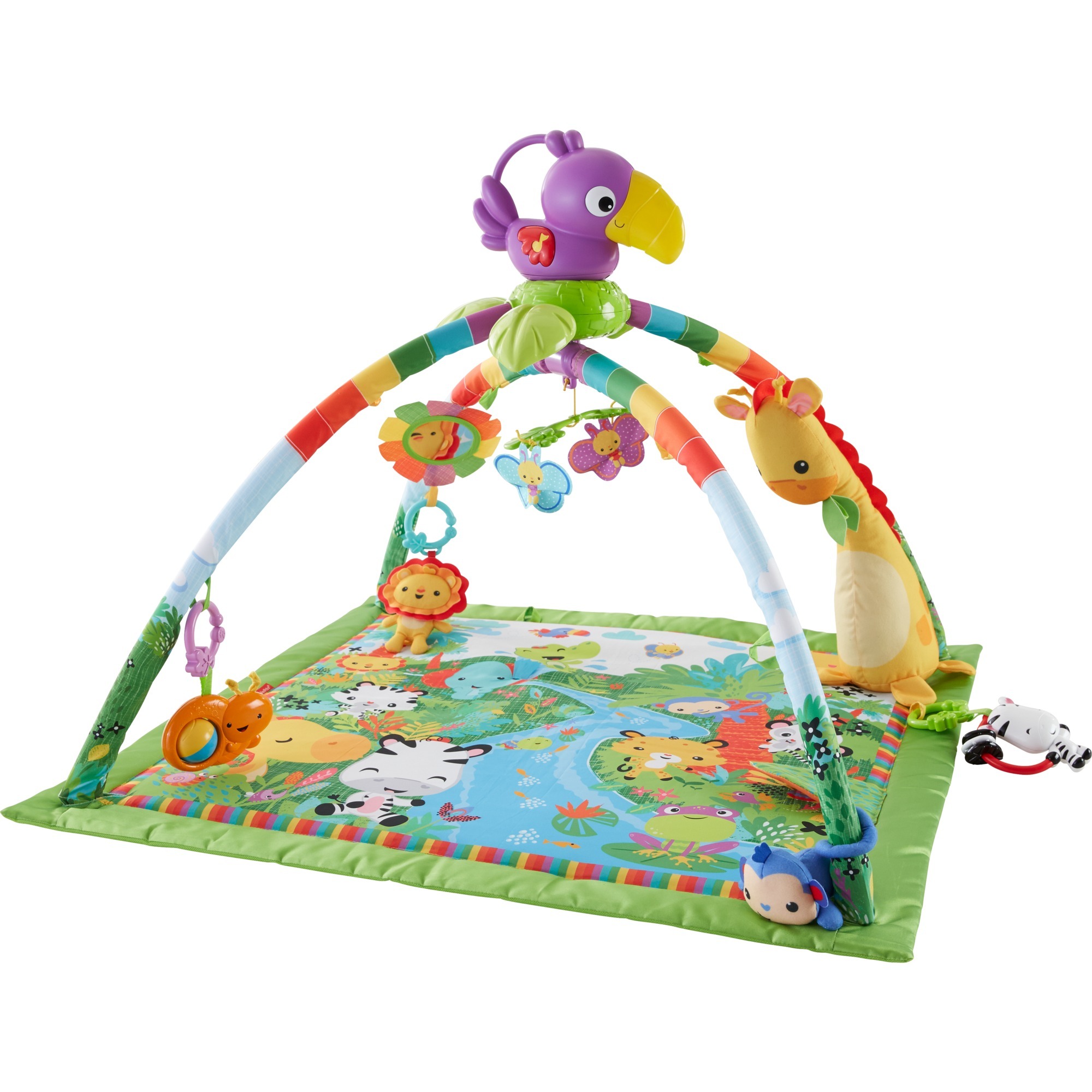 Fisher-Price Rainforest Erlebnisdecke, Spielbogen/Decke | 00887961178197 Fisher-Price Rainforest Erlebnisdecke, Spielbogen/Decke | 00887961178197
