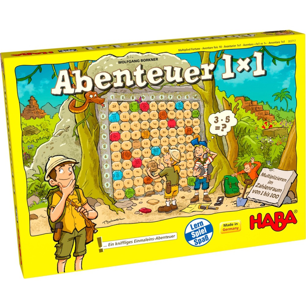 HABA Abenteuer 1×1, Brettspiel | 04010168234649 HABA Abenteuer 1×1, Brettspiel | 04010168234649