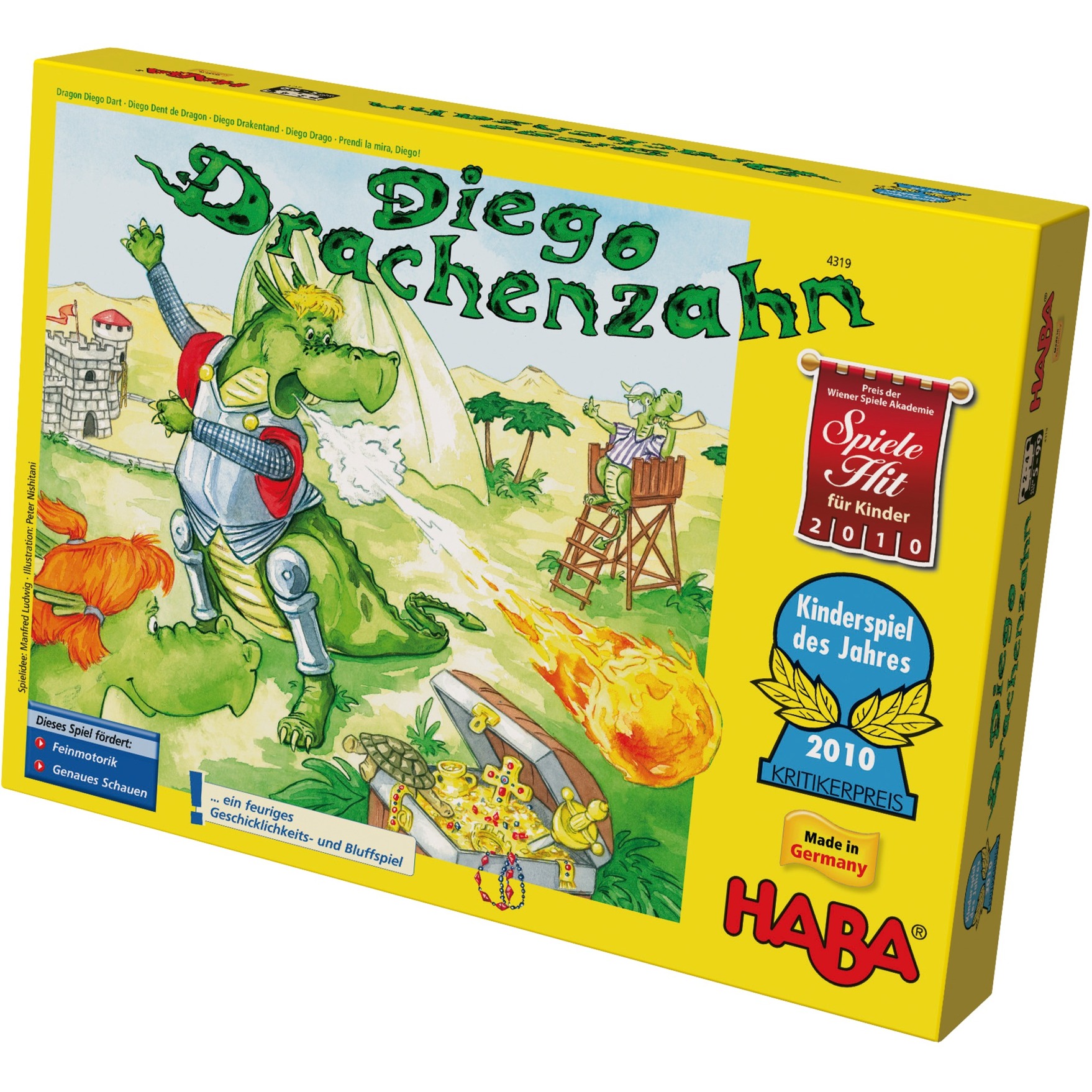 HABA Diego Drachenzahn, Geschicklichkeitsspiel | 04010168043197 HABA Diego Drachenzahn, Geschicklichkeitsspiel | 04010168043197